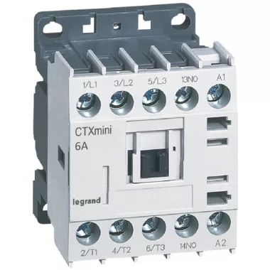 LEGRAND 417004 CTX3 Mini ip. mágneskapcs. 3P 6A 1Z 110V AC LEGRAND 417004 CTX3 Mini ip. mágneskapcs. 3P 6A 1Z 110V AC