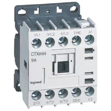 LEGRAND 417034 CTX3 Mini ip. mágneskapcs. 3P 9A 1NY 110V AC