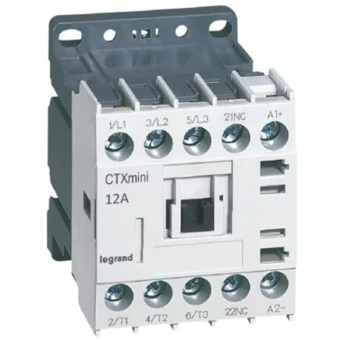 LEGRAND 417041 CTX3 Mini ip. mágneskapcs. 3P 12A 1Z 24V DC
