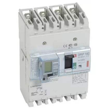   LEGRAND 420117 DPX3 160 160A 4P+ÁVK termikus mágneses 36kA kombinált ávk