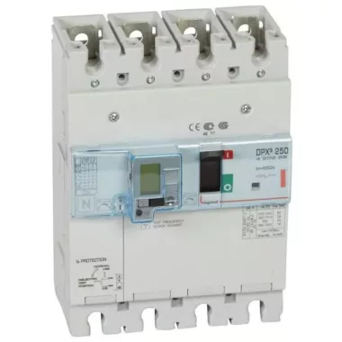 LEGRAND 420259 DPX3 250 250A 4P+ÁVK termikus mágneses 36kA kombinált ávk