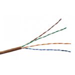   LEGRAND 632716 LEGRAND fali kábel réz Cat5e árnyékolatlan (U/UTP) 4 érpár (AWG25) LSZH (LSOH) barna Eca 305m-kartondoboz Linkeo