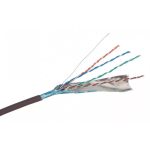   LEGRAND 632718 LEGRAND fali kábel réz Cat5e árnyékolt (F/UTP) 4 érpár (AWG25) LSZH (LSOH) barna Eca 305m-kartondoboz Linkeo