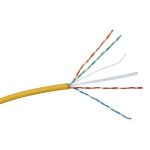   LEGRAND 632745 LEGRAND wall cable copper Cat6A unshielded (U/UTP) 2x4 conductor pair (AWG23) LSZH (LSOH) yellow Eca 500m cable drum LinkeoC