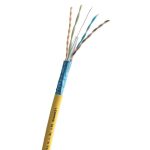   LEGRAND 632746 LEGRAND fali kábel réz Cat6A árnyékolt (F/UTP) 2x4 érpár (AWG24) PVC sárga Eca 500m-kábeldob LinkeoC