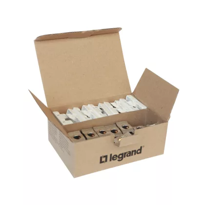   LEGRAND 632901 LEGRAND LinkeoC 45x45 végpont 1xRJ45 port Cat.6A STP fehér burkolattal 10 darabos kiszerelés