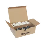   LEGRAND 632902 LEGRAND LinkeoC 45x45 végpont 1xRJ45 port Cat.6 FTP fehér burkolattal 10 darabos kiszerelés