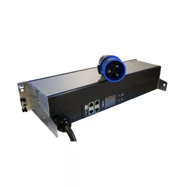 LEGRAND 646011 LEGRAND intelligens elosztósor(iPDU) 19"/2U mérős KIM: 12xC13 + 4xC19 reteszelhető TÁP: ipari 2P+F 32A 7,4 kW LCS3