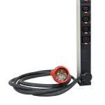 LEGRAND 646024 LEGRAND intelligens elosztósor(iPDU) 0U mérős és kapcsolós KIM: 21xC13 + 3xC19 TÁP: ipari 3P+N+F 16A 11,1 kW LCS3