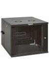 LEGRAND 646223 fali rackszekrény 19'' 15U MAG: 758 SZÉL: 600 MÉLY: 610 antracit kétrészes üvegajtós készre szerelet MAX: 45 kg Linkeo