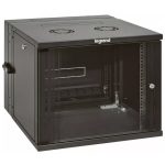   LEGRAND 646225 fali rackszekrény 19'' 21U MAG: 1022 SZÉL: 600 MÉLY: 610 antracit kétrészes üvegajtós készre szerelet MAX: 63 kg Linkeo