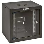   LEGRAND 646230 fali rackszekrény 10'' 6U MAG: 362 SZÉL: 320 MÉLY: 300 antracit egyrészes üvegajtós készre szerelet MAX: 12 kg Linkeo