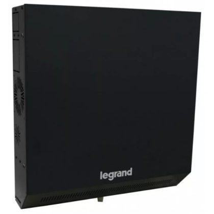   LEGRAND 646240 fali rackszekrény 19'' 6U(3+3) fekete lapos monoblokk Linkeo