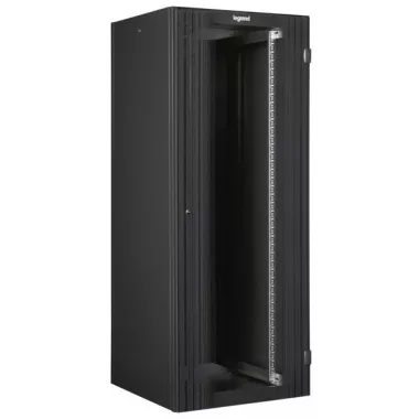 LEGRAND 646751 network standing cabinet 19'' 24U WIND: 800 DEPTH: 800 CORE: 1226 complete anthracite with single glass door MAX: 400 kg ready-assembled Linkeo