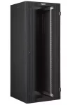 LEGRAND 646787 hálózati állószekrény 19'' 42U SZÉL: 600 MÉLY: 1000 MAG: 2026 komplett antracit szimpla üvegajtós MAX: 400 kg lapraszerelt Linkeo