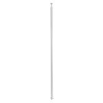   LEGRAND 653010 Snap-in energy column, 1 compartment, 2.70m, white