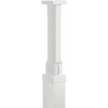 LEGRAND 653066 Additional end cap set for telescopic rod, for 1 or 2 compartment column, white