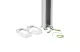 LEGRAND 653110 Energiaoszlop univerzális, 1 rekeszes, 2,70m, fehér