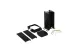 LEGRAND 653122 Mini-oszlop univerzális, 2 rekeszes, 0,3m, fekete