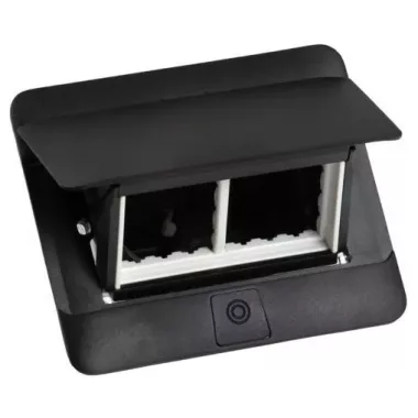 LEGRAND 654002 Pop-up box, empty, 4 modules, black LEGRAND 654002 Pop-up box, empty, 4 modules, black