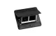 LEGRAND 654002 Pop-up doboz, üres, 4 modulos, fekete