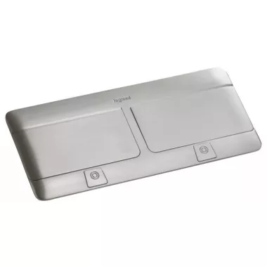 LEGRAND 654003 Pop-up box, empty, 8 modules, stainless steel LEGRAND 654003 Pop-up box, empty, 8 modules, stainless steel