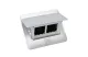 LEGRAND 654014 Pop-up box, empty, 4 modules, aluminum