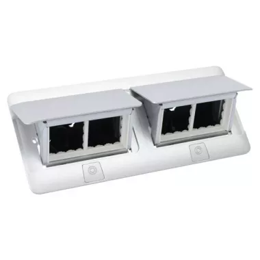 LEGRAND 654015 Pop-up box, empty, 8 modules, aluminum LEGRAND 654015 Pop-up box, empty, 8 modules, aluminum