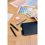 LEGRAND 654731 Incara Disq 60 - bútorba süllyeszthető USB A+C töltőaljzat, 2m kábellel, fekete