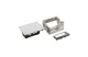 LEGRAND 654800 Incara Pop-up - bútorba süllyeszthető, 4 modul üres, rozsdamentes acél