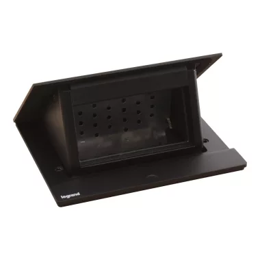 LEGRAND 654802 Incara Pop-up - bútorba süllyeszthető, 4 modul üres, fekete