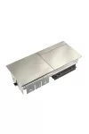 LEGRAND 654804 Incara Pop-up - bútorba süllyeszthető, 2x4 modul üres, rozsdamentes acél