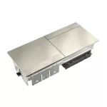   LEGRAND 654804 Incara Pop-up - bútorba süllyeszthető, 2x4 modul üres, rozsdamentes acél
