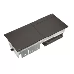   LEGRAND 654806 Incara Pop-up - bútorba süllyeszthető, 2x4 modul üres, fekete