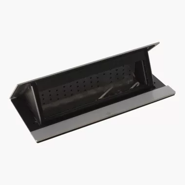 LEGRAND 654808 Incara Pop-up - bútorba süllyeszthető, 8 modul üres, rozsdamentes acél