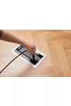 LEGRAND 654857 Incara Flip up - bútorba süllyeszthető, 12 modul, 3x2P+F + USB A+C + 3xRJ45 Cat.6 UTP 1 modul + HDMI 1 modul aljzat, 2m kábellel, alumínium