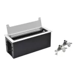   LEGRAND 654870 Incara Top access - bútorba süllyeszthető, 8 modul (295 mm széles), üres, rozsdamentes acél
