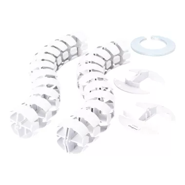 LEGRAND 654990 Incara kábelvezető hernyó, 4 rekeszes, 0,8m, szürke