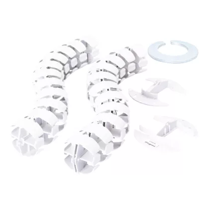 LEGRAND 654990 Incara kábelvezető hernyó, 4 rekeszes, 0,8m, szürke