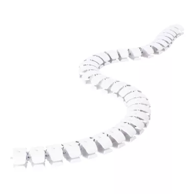 LEGRAND 654992 Incara kábelvezető hernyó, 2 rekeszes, 1,2m, szürke