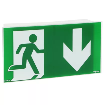   LEGRAND 660080 X-light 180 tartalékvilágítási lámpatest, LED, standard, állandó/készenléti, 100lm, 3h,  IP42, Ni-Cd, piktogrammal