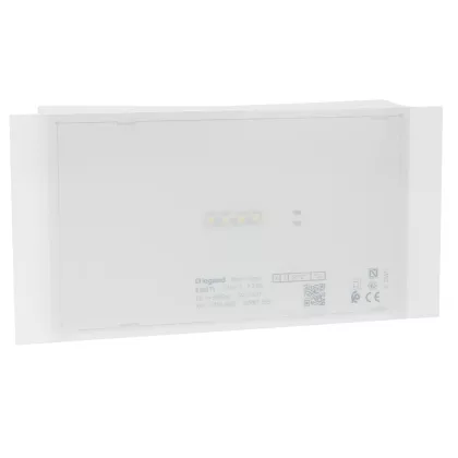   LEGRAND 660154 X-light 180 tartalékvilágítási lámpatest, LED, autoteszt, készenléti, 200lm, 1h,  IP42, Ni-Cd
