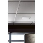   LEGRAND 661651 URA ONE thin recessed frame for installation in suspended ceilings and plasterboard walls, aluminum color