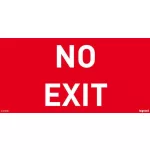   LEGRAND 661688 Öntapadó piktogram URA ONE, U21 LED, U21 ÚJ, B65 LED és B65 ÚJ lámpatestekhez, NO EXIT, 200 x 100 mm