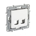 LEGRAND 664765 Niloé 2xRJ45 adapter, fehér