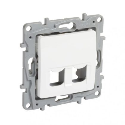 LEGRAND 664765 Niloé 2xRJ45 adapter, fehér