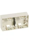 LEGRAND 664899 Niloé kettős kiemelő keret, bézs