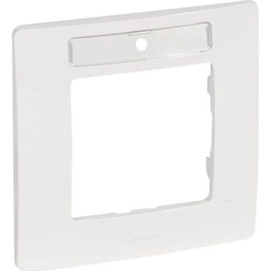 LEGRAND 665006 Niloé 1 frame with label holder, white
