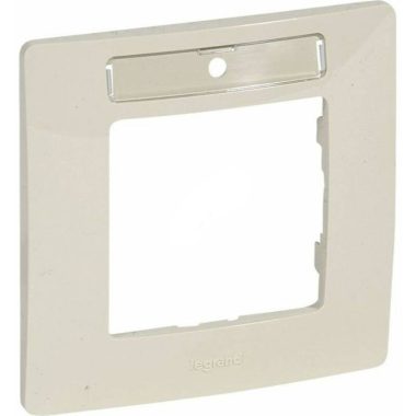 LEGRAND 665016 Niloé 1-es keret címketartóval, bézs