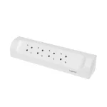LEGRAND 694503 Sarokba illeszkedő elosztósor 4x2P+F, vezeték nélkül, fehér